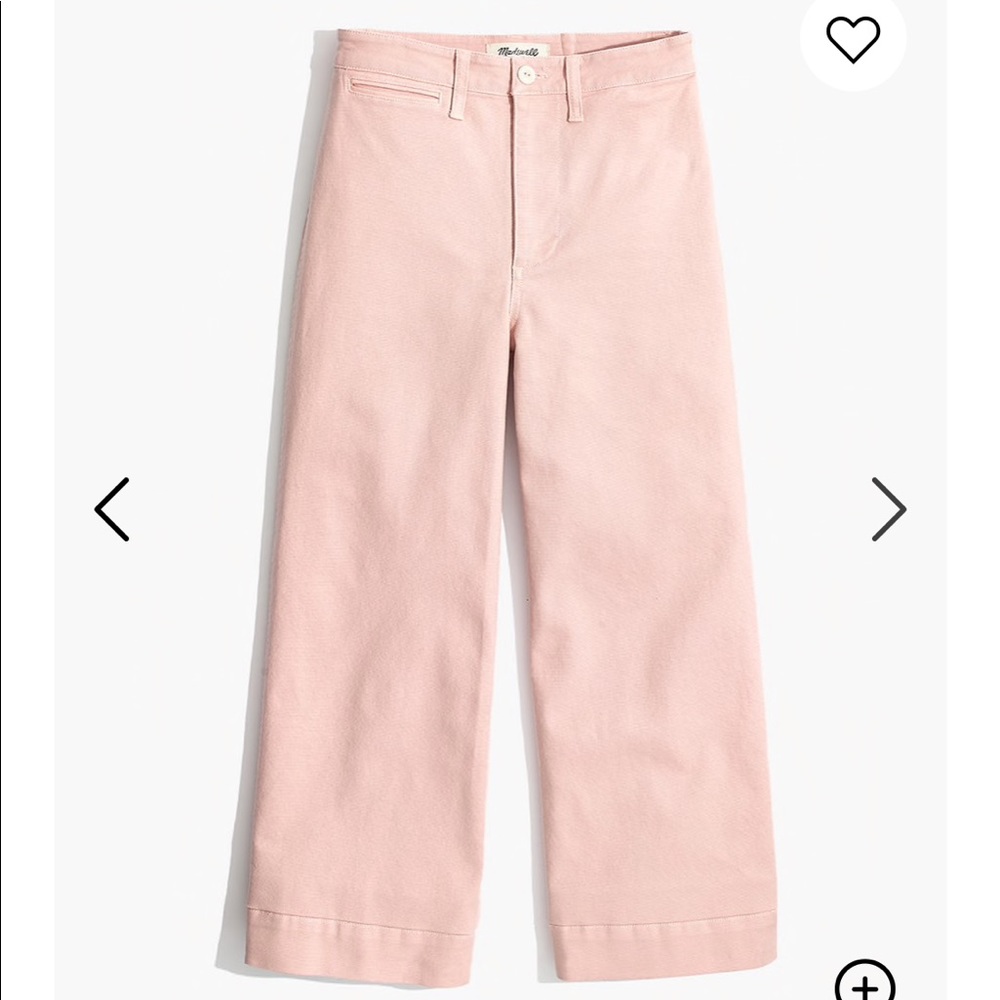 Madewell Emmett Wide-Leg Crop Pants Size 28